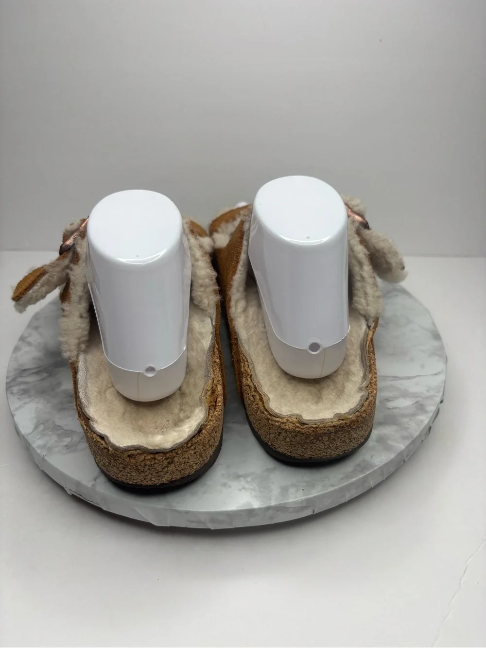 Size 42-Birkenstock Arizona Shearling sandals mink brown suede